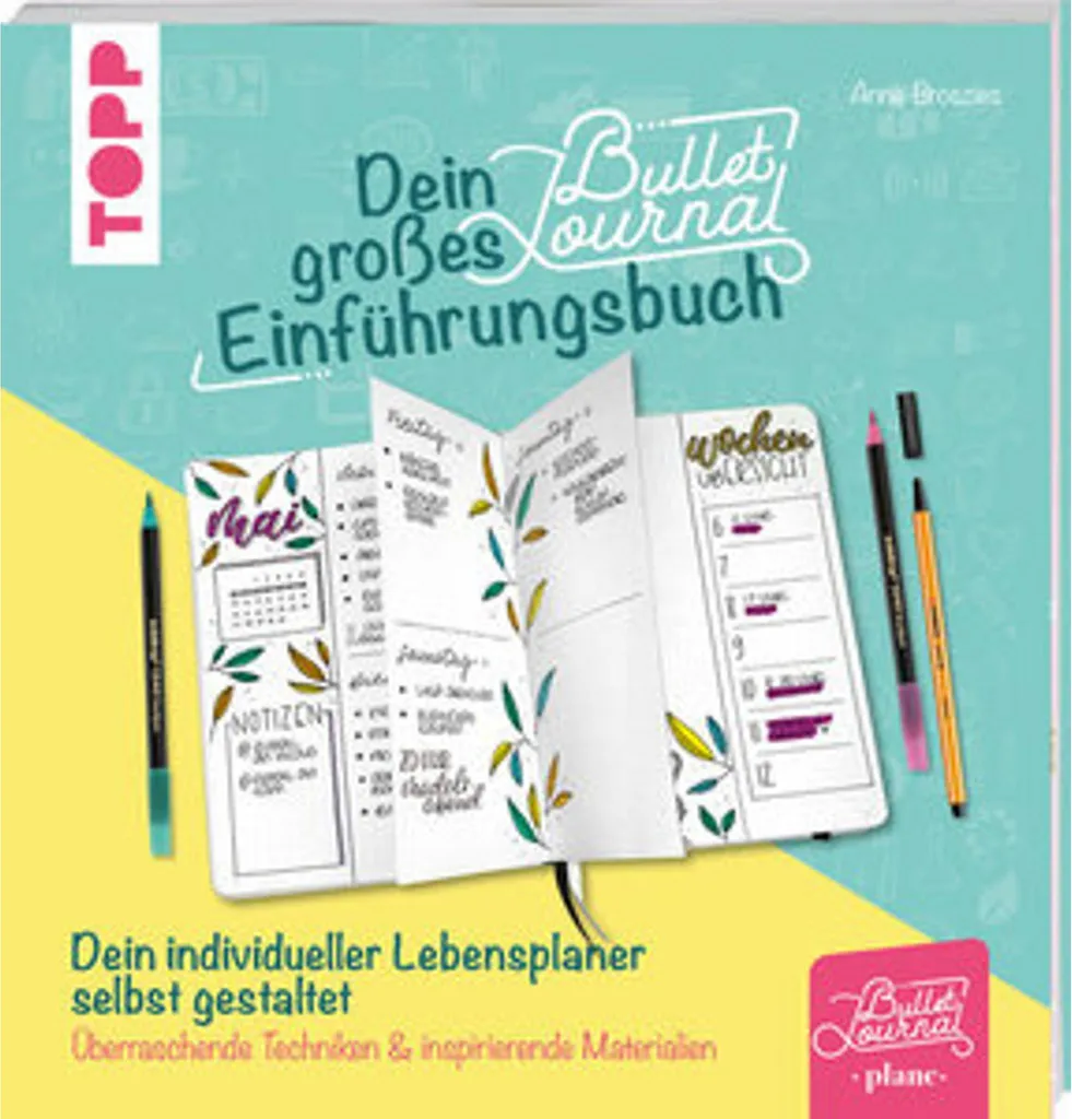 Livre Bullet Journal Initiation : Méthode d'organisation créative A4