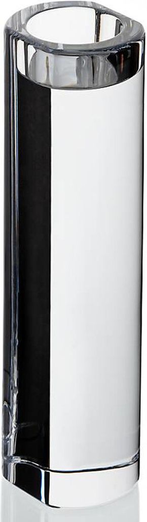Teelichthalter Skyline 23cm, Transparent, aus Bleikristall, aus Bleikristall