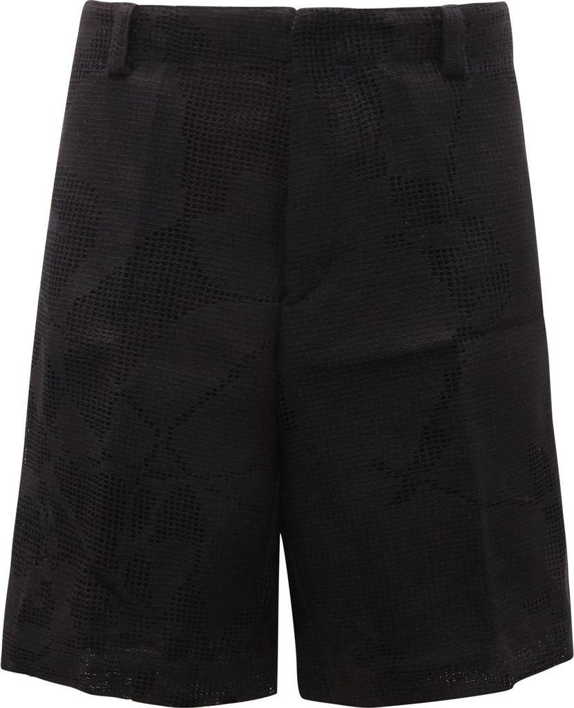 I7905 Bermuda Uomo Emporio Armani Effetto Crochet Man Shorts