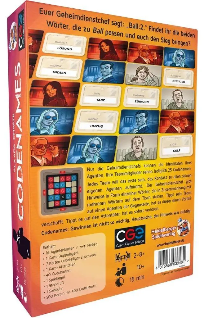 Codenames Jeu de Société d'Association d'Idées et de Déduction Version FR - 6