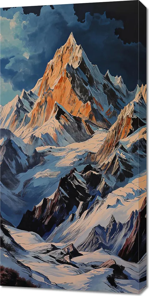 Tableau panoramique Colline Majesté des instants avec finitions premium