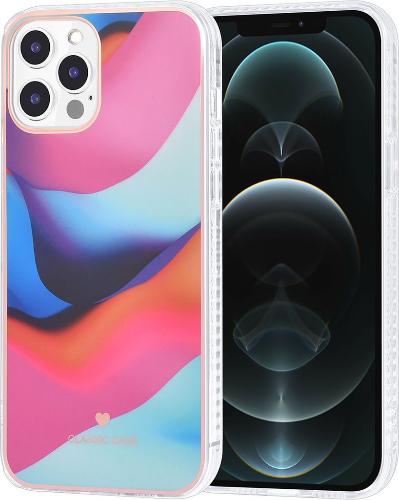 UNIQ Classic Case iPhone 12 Pro Max TPU Back Cover - Curved Colors