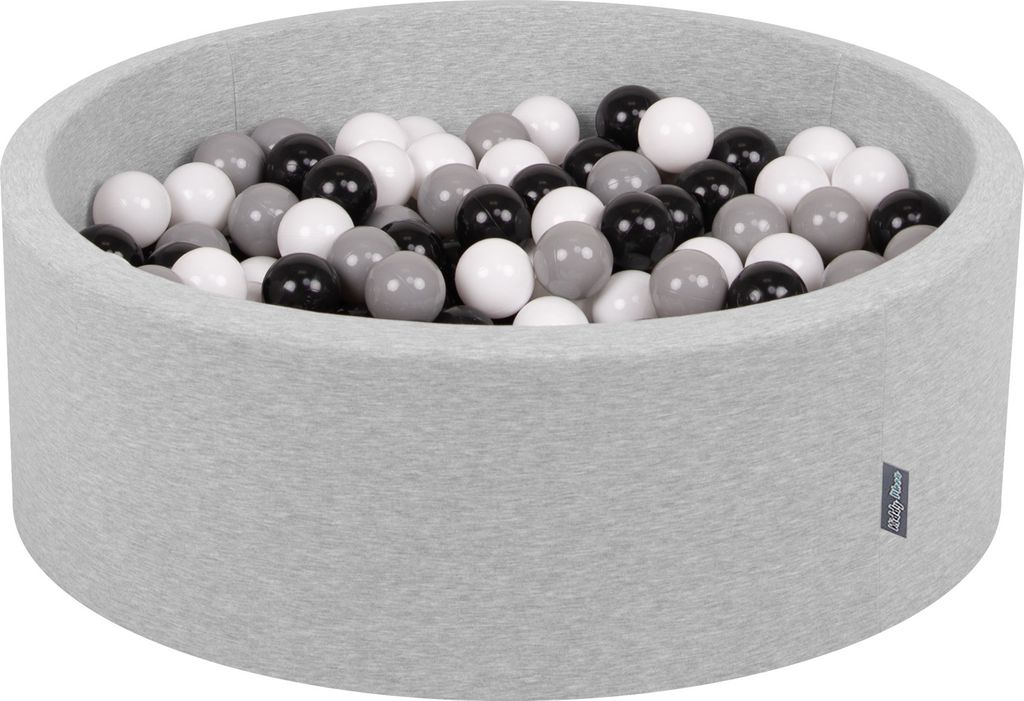 KiddyMoon 90x30cm/200 míčků ∅ 7cm Kulatý Suchý Bazén s Obrázek produktu 