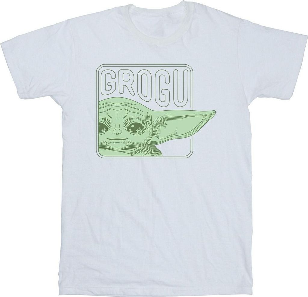 Star Wars - "The Mandalorian" T-Shirt für Herren BI47439 (XL) (Weiß)