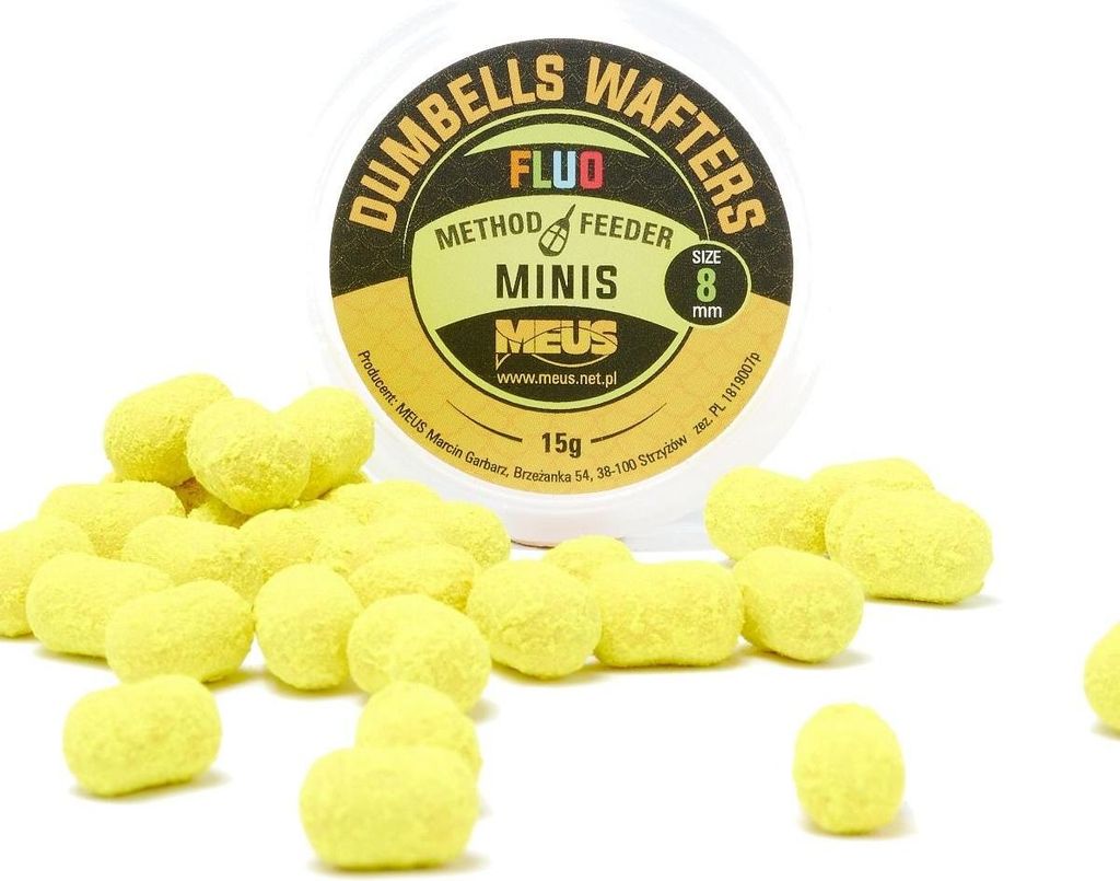 Meus Dumbells Fluo Wafters 8mm MINIS Ananas 15g |MDWAS