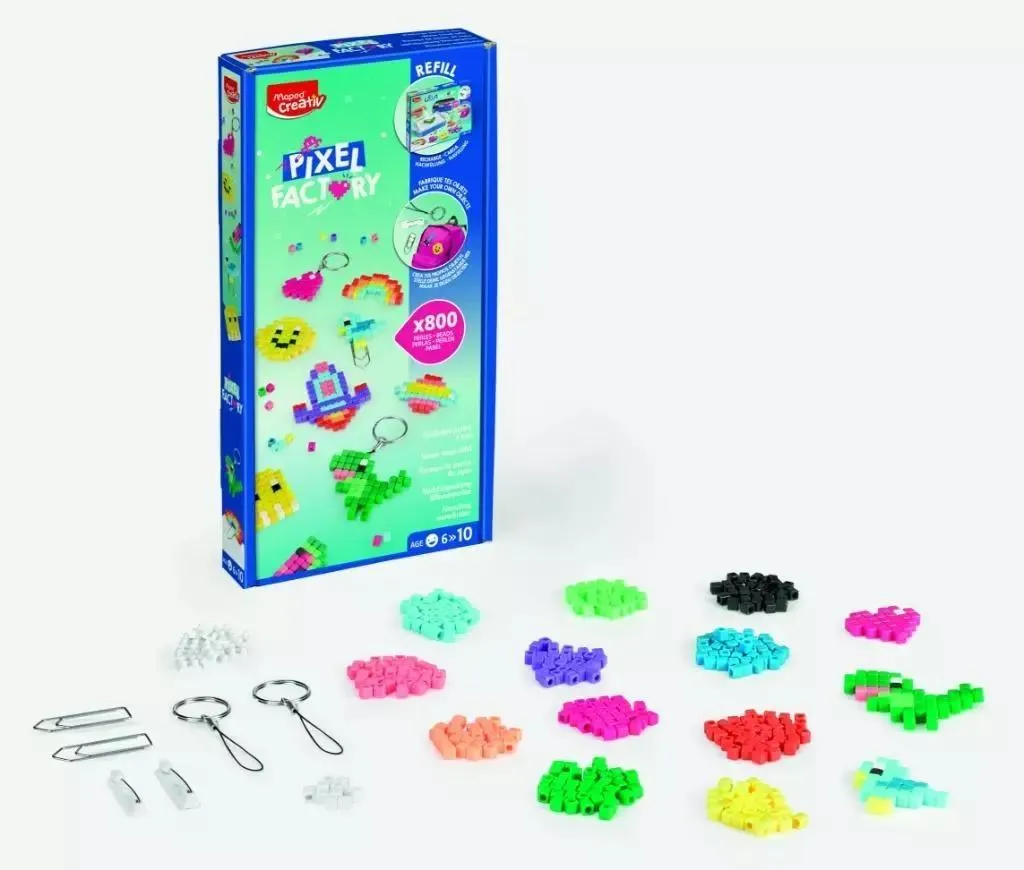 Sviluppa la Manualità con Maped 907701: Ricarica 800 Perle Atelier PIXEL