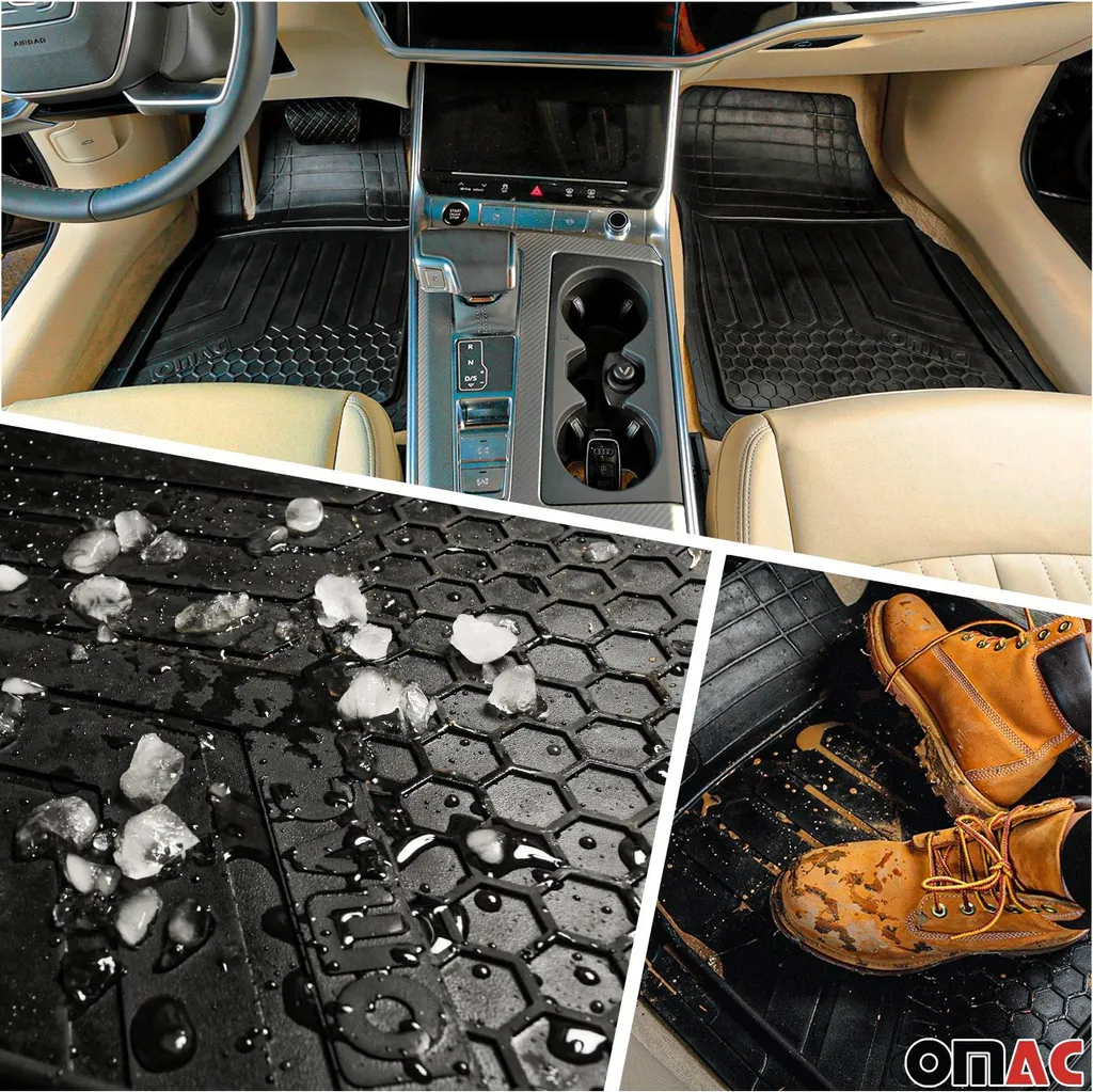 Kit Interni Kia Sportage: Tappetini Gomma e Vasca Baule per Famiglie - 2