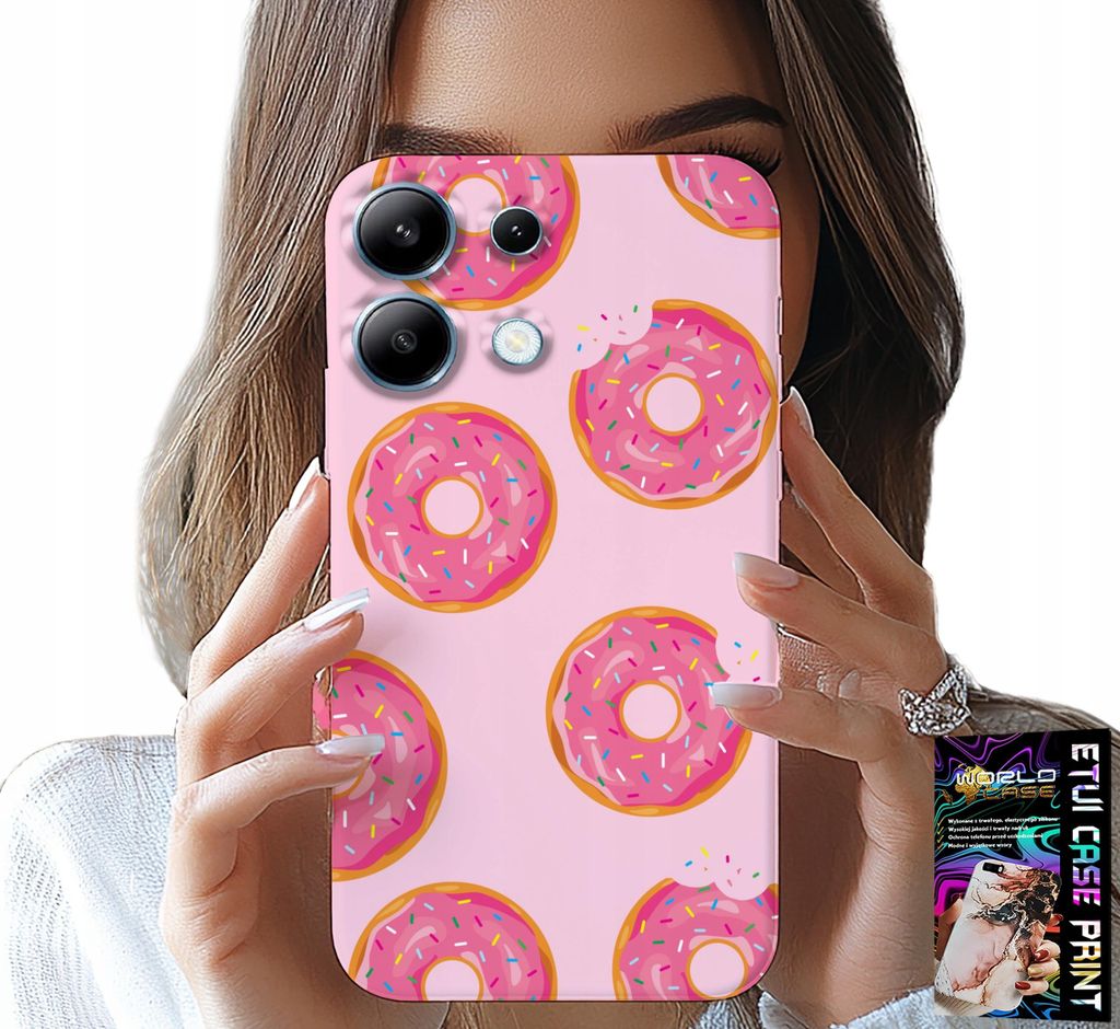 Gehäuse Für Xiaomi Note 13 Pro 4G - Design Mit Donuts Mit Zuckerüberzug
