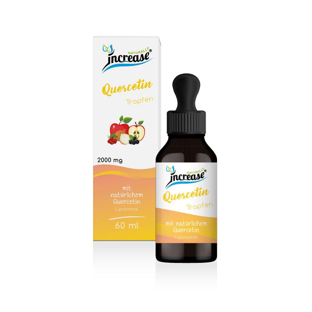 Liposomale Quercetin Tropfen hochdosiert - (60.000mg Produktbild 