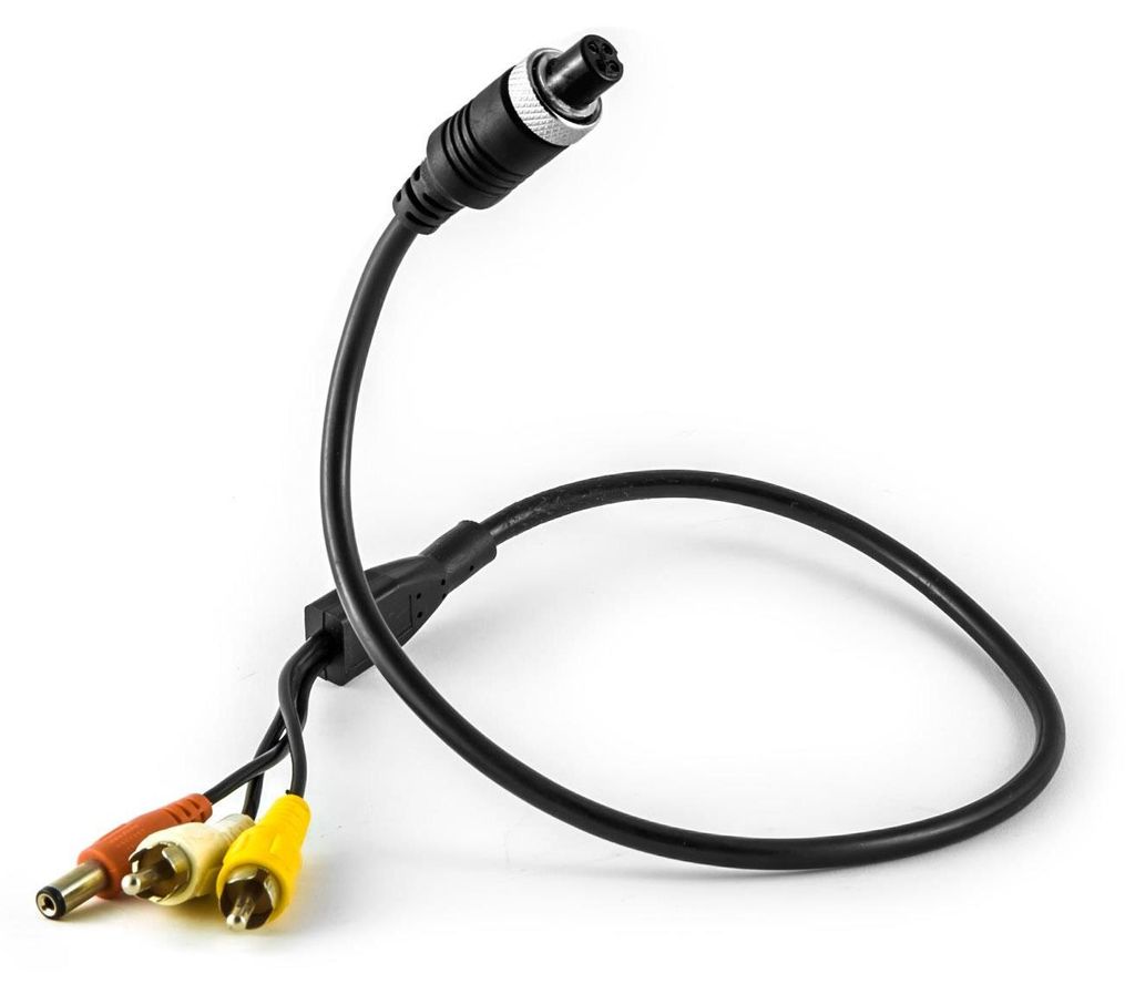 Carmedien 4 Pin Rückfahrkamera Adapterkabel Cinch Adapter Produktbild 