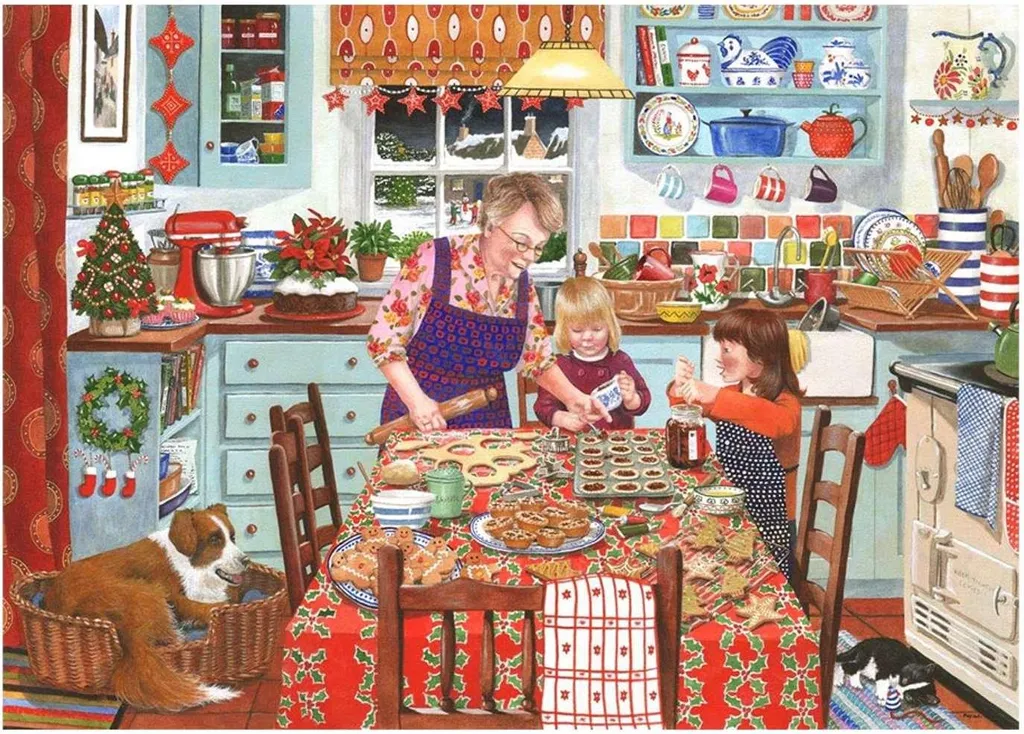 House of Puzzles Puzzle Festif BIG 500 Pièces en Carton de Qualité