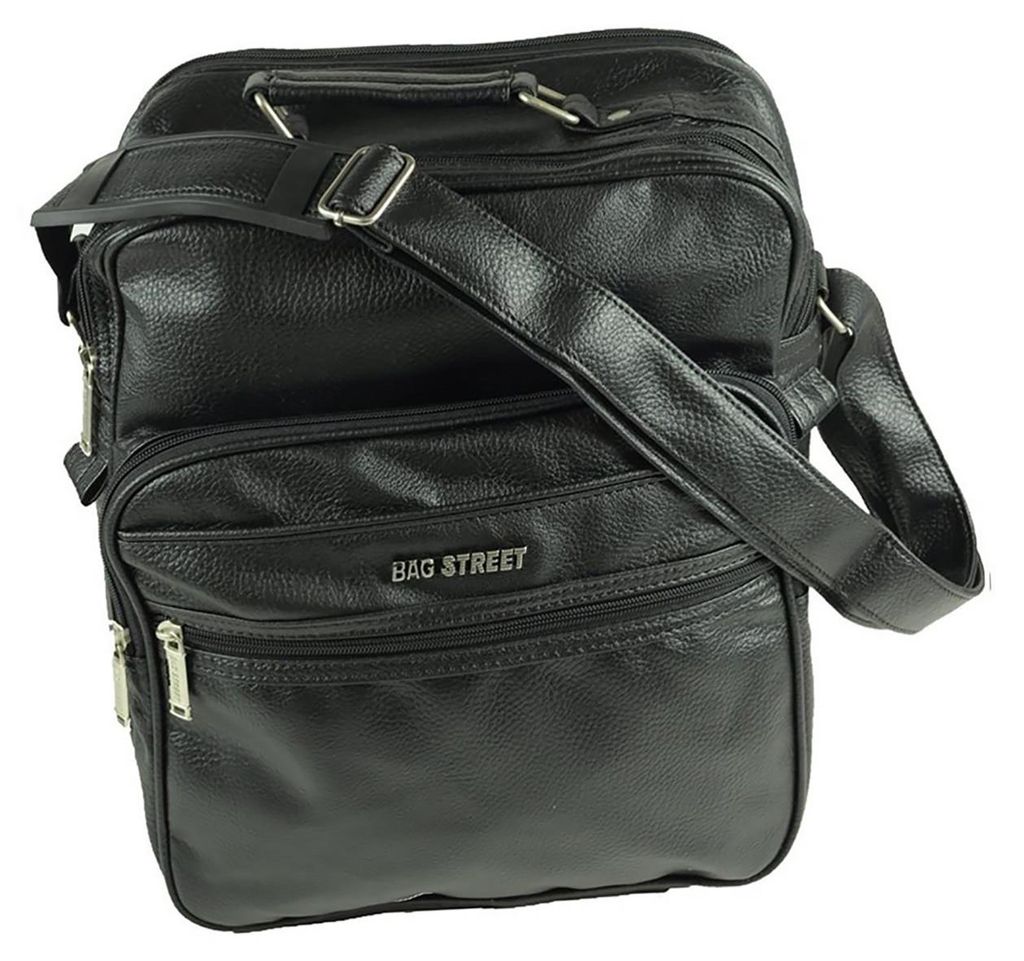 Bag Street Herren Tasche schwarz Kunstleder 28x14x36 Produktbild 