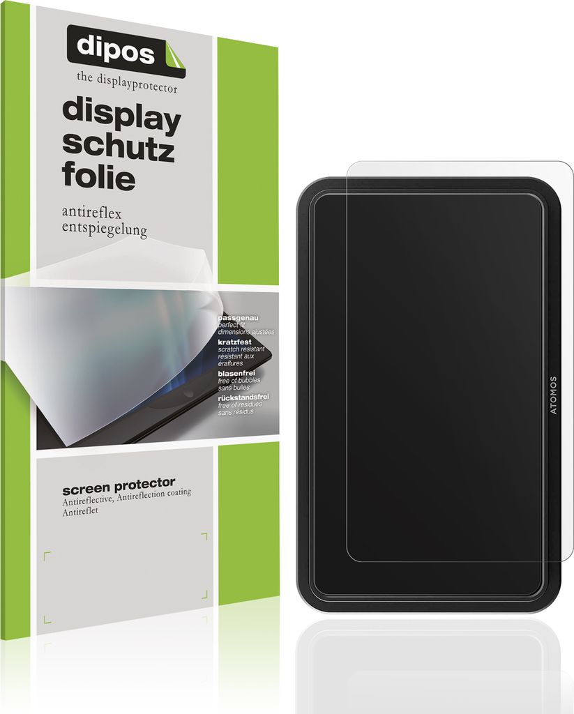 2x Schutzfolie für Atomos Shinobi 2 matt Displayschutzfolie Folie Display Schutz dipos