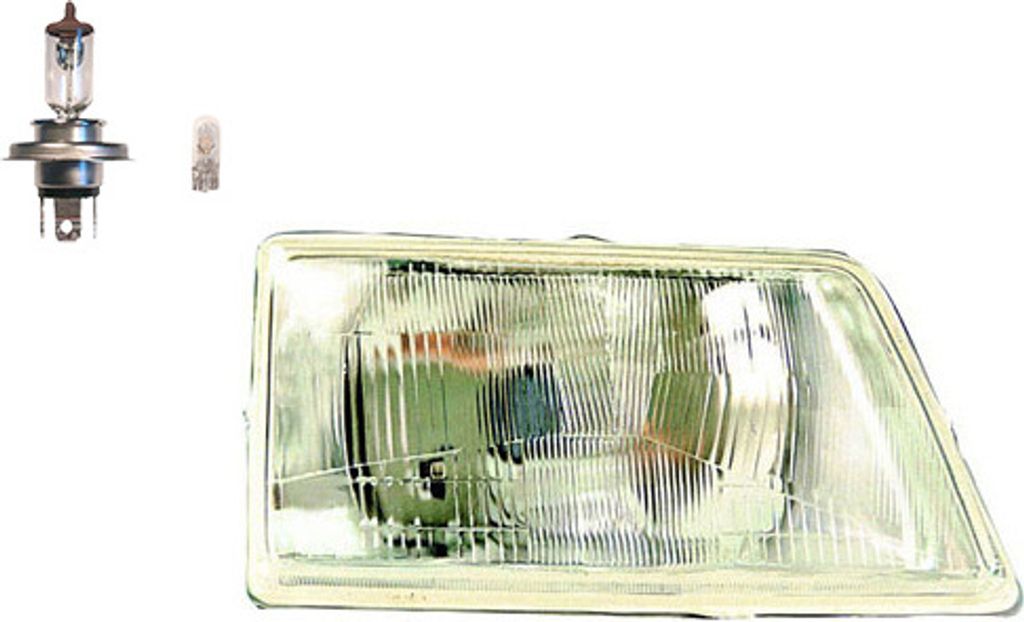 Johns, Scheinwerfer Halogen passend für Peugeot 205 02/83-09/1998 Rechts + Leuchtmittel 6205A4 6205Q4