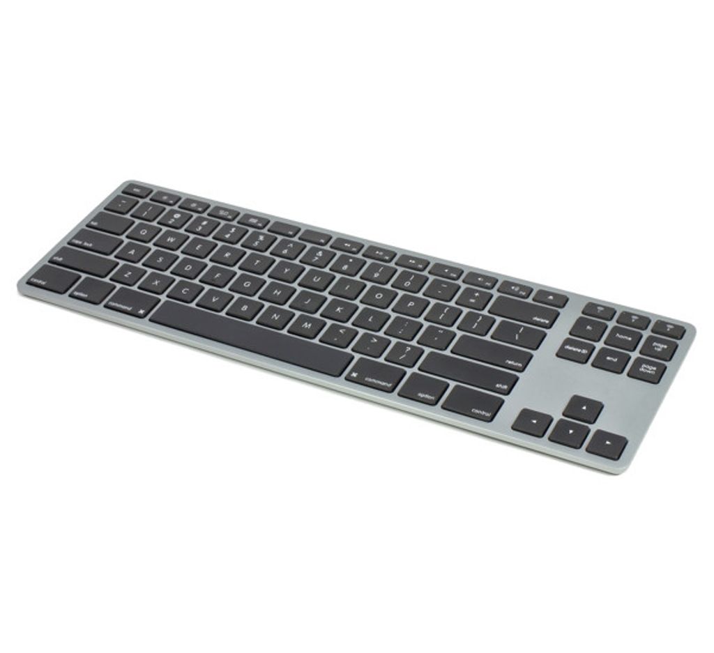 Matias Wireless Keyboard US QWERTY ohne Numpad für MacBook space grey