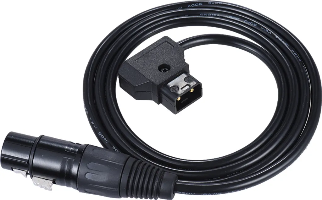 Andoer Cavo D-Tap a XLR 4-Pin 100cm per Batterie V-Mount e Monitor