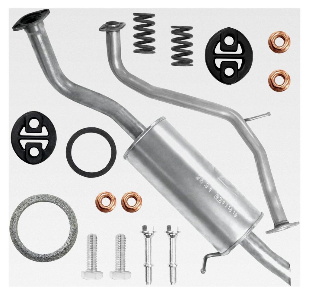 Auspuff Abgasrohr und Endtopf für Toyota Auris 1 I E150 1.33 1.4 1.6 Fließheck 2006-09.2012