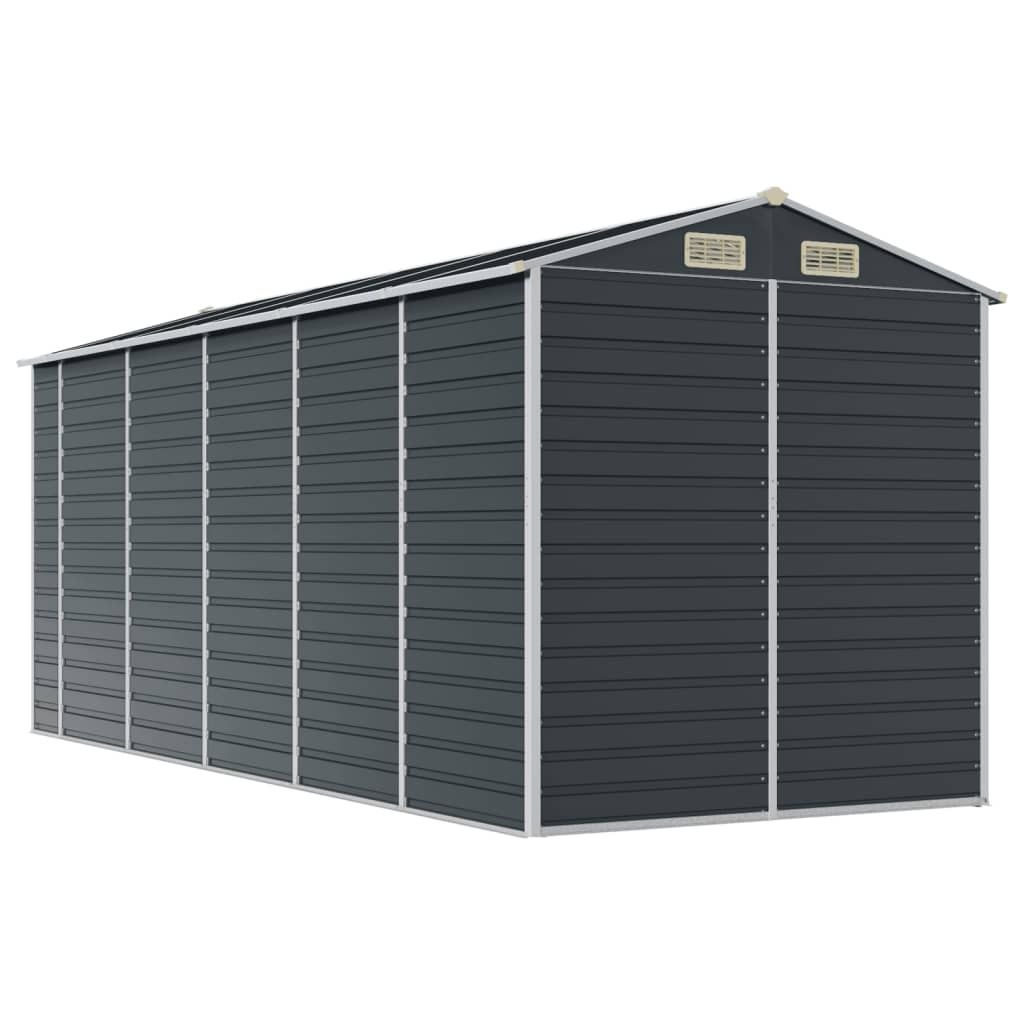 vidaXL Zahradní přístřešek Antracit 191x470x198 cm Obrázek produktu 