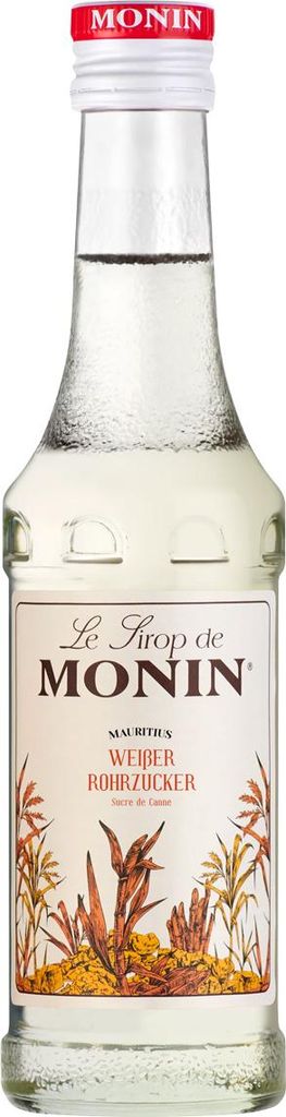 A bottle of Monin syrup.
