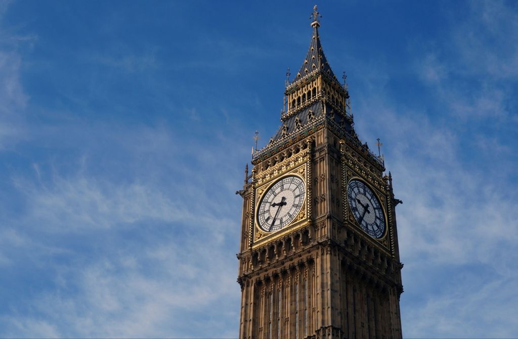 hansepuzzle 54306 - Big Ben Puzzle, 500 Teile, Gebäude, 46,0 x 30,0cm mit hochwertiger Aufbewahrung, Kartonbox und wiederverschließbarem Beutel