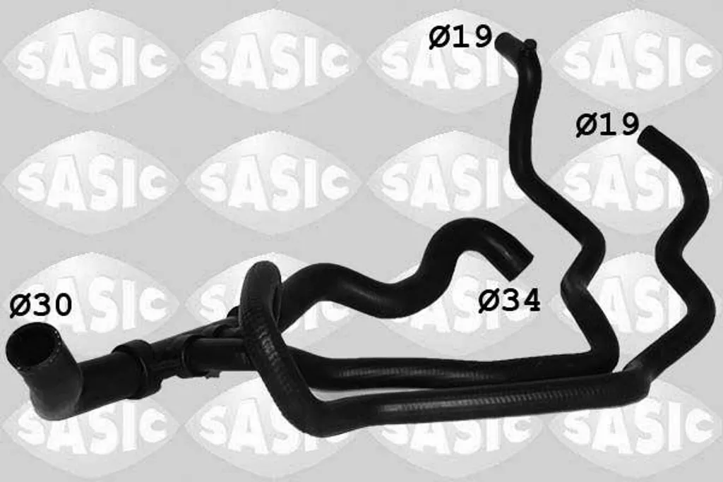 Tuyau de radiateur pour réparation Clio - Durite SASIC 3404217 fiable