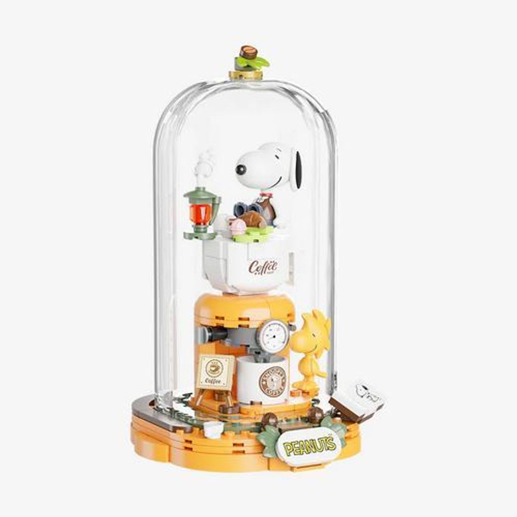 Set di costruzioni Pantasy - Snoopy ora del caffè 18 cm Immagine del prodotto 