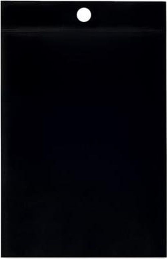 Kordelzugbeutel 90 x 130 mm, 100 μm, 50 Stück, SCHWARZ