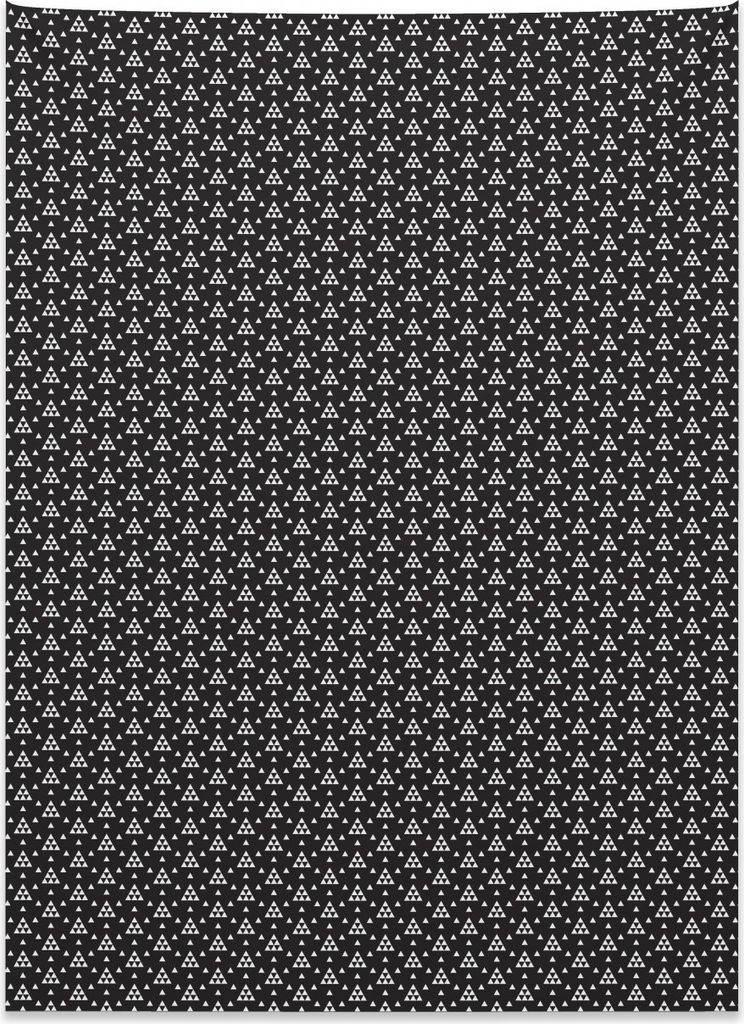Abakuhaus Geometrisch Wandteppich, Kleine Dreiecke wiederholen aus Weiches Mikrofaser Stoff Kein Verblassen Klare Farben Waschbar, 110 x 150 cm, We...