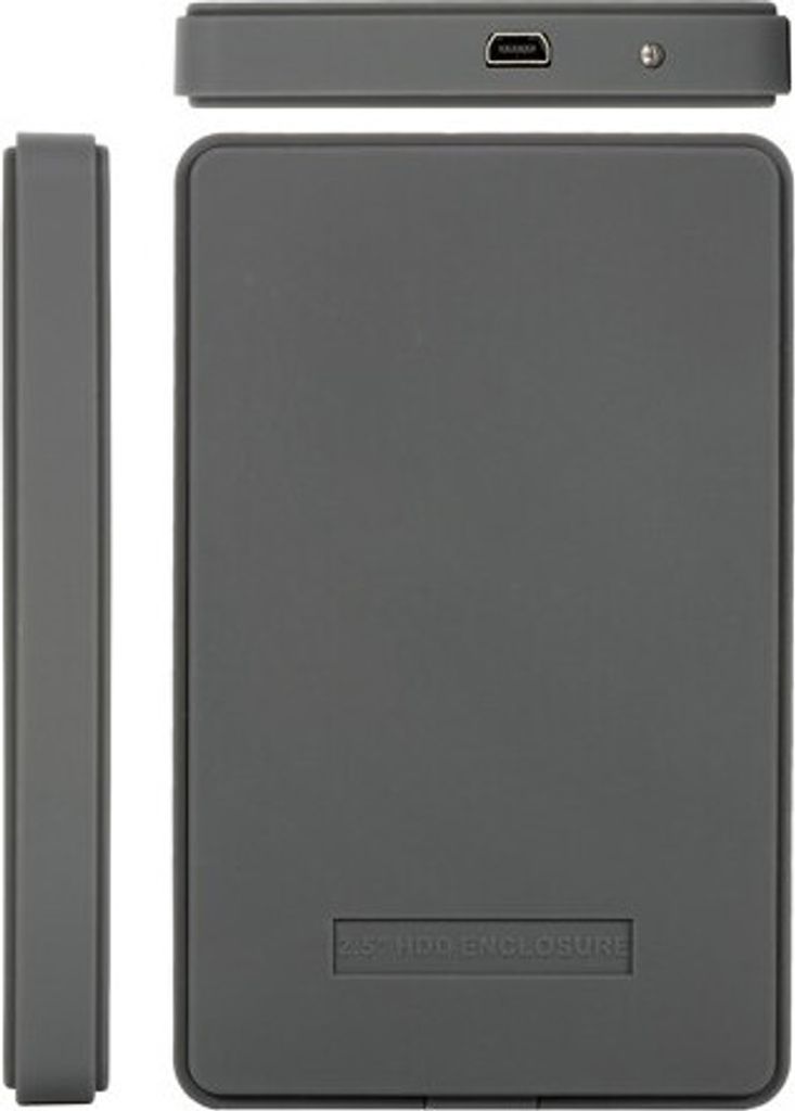 Tecno 45.15 Speicherlaufwerksgehäuse HDD-Gehäuse Schwarz 2.5"