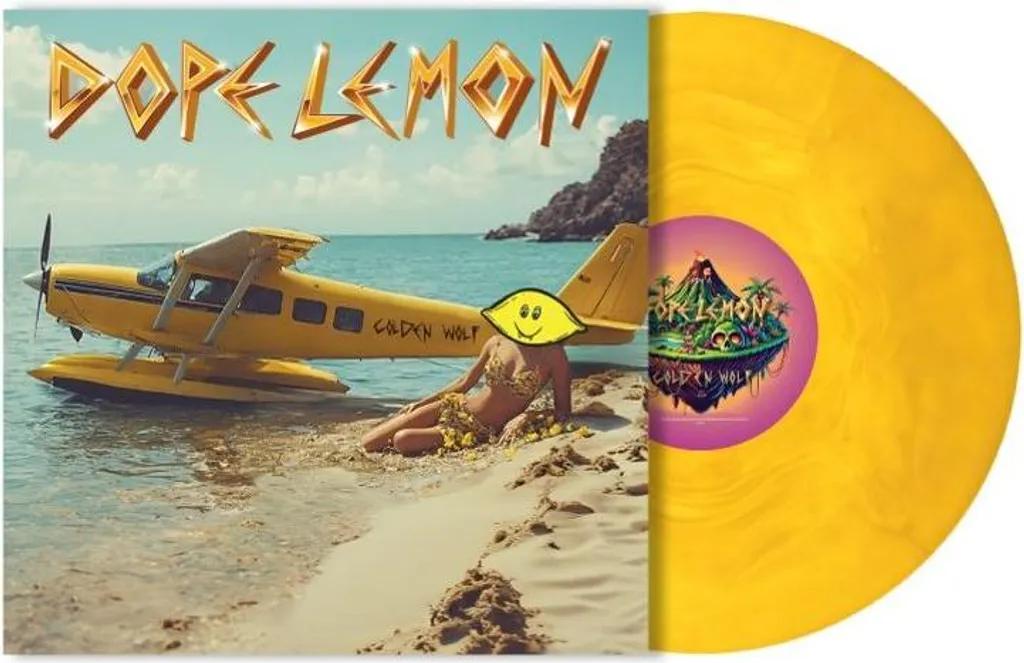 Vinyle Gold Marble Dope Lemon Golden Wolf Édition Limitée LP