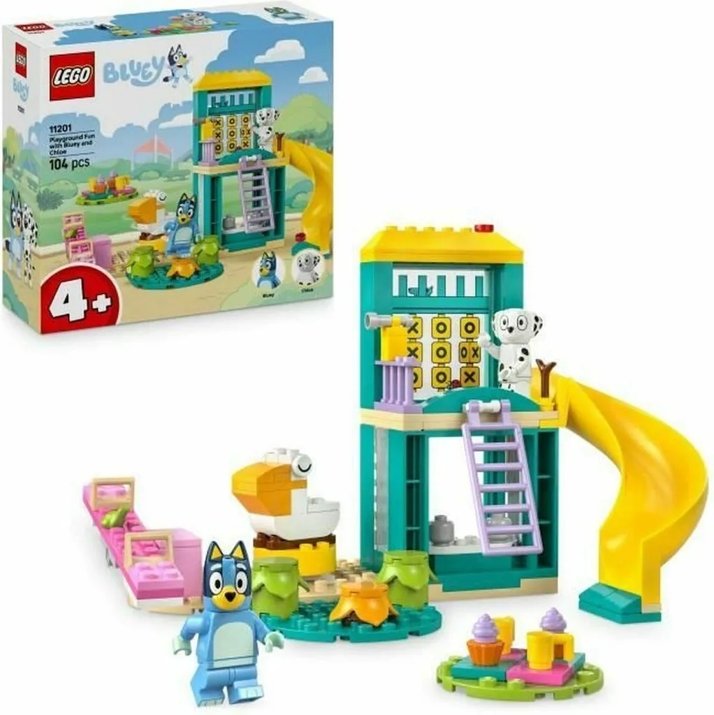 Lego Bluey 11201 Playground Fun avec figurines articulées et 104 pcs