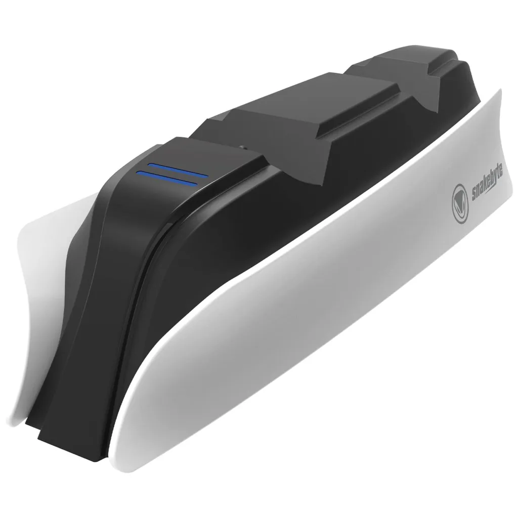 Station Snakebyte TWIN:CHARGE 5 blanche pour deux manettes PS5
