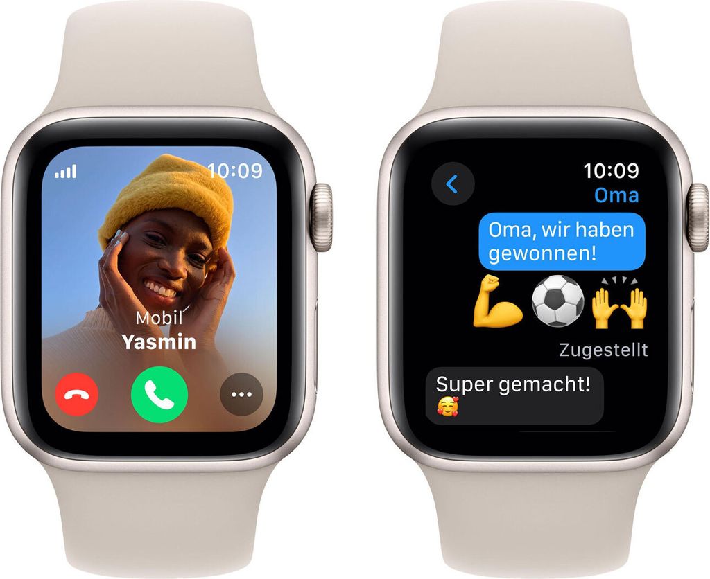 APPLE Watch SE GPS + Cellular 44mm Starlight Aluminium Case Produktbild 3