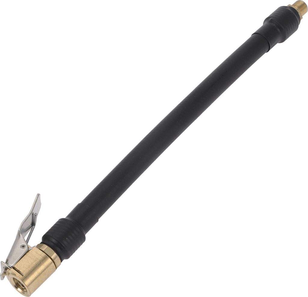 Reifenfüller-Verlängerungsrohr Langlebiges 7,87 Zoll M8x0,8 12,6 mm OD Luftkompressor-Verlängerungsschlauchadapter Reifenventil Gummi Schwarz 1 ...