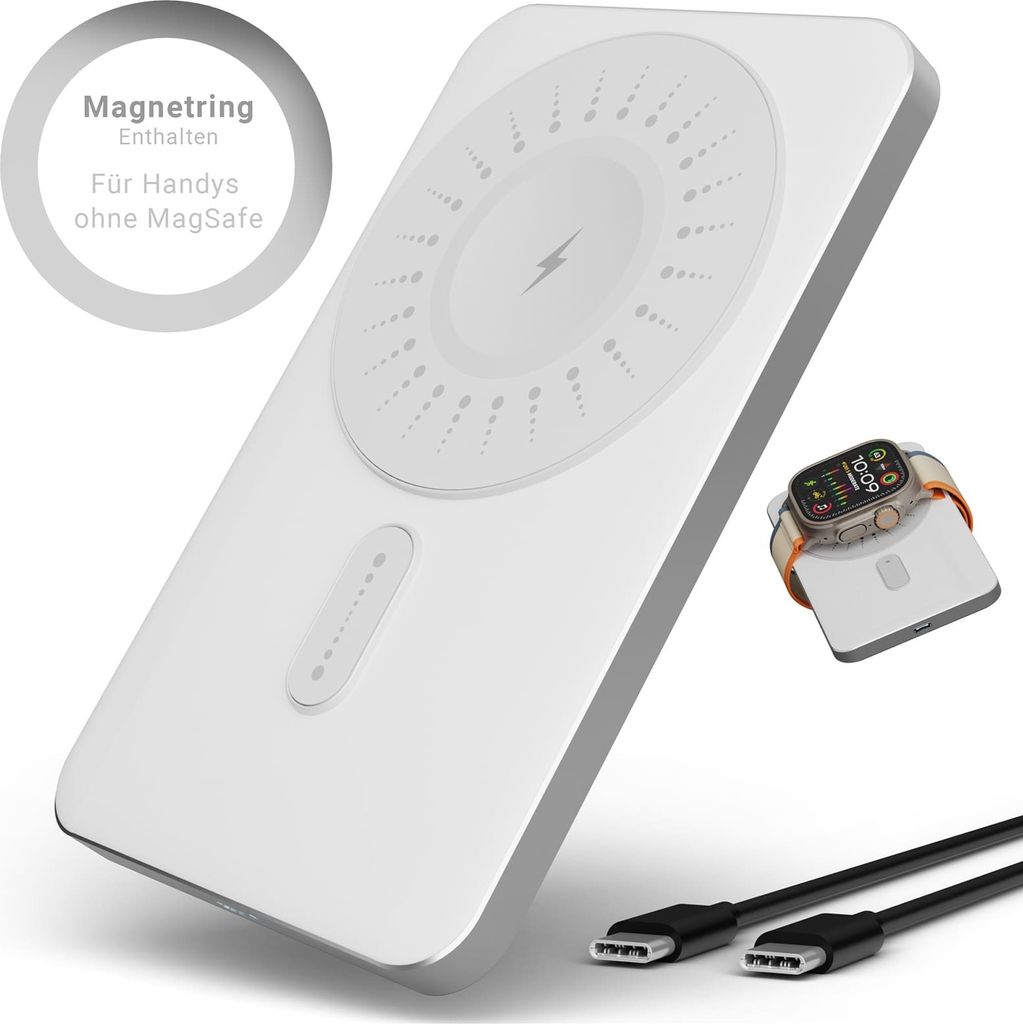 Powerbank YIISONGER MAGNETIC KT-D007 10000mAh – Schwarz Produktbild 1
