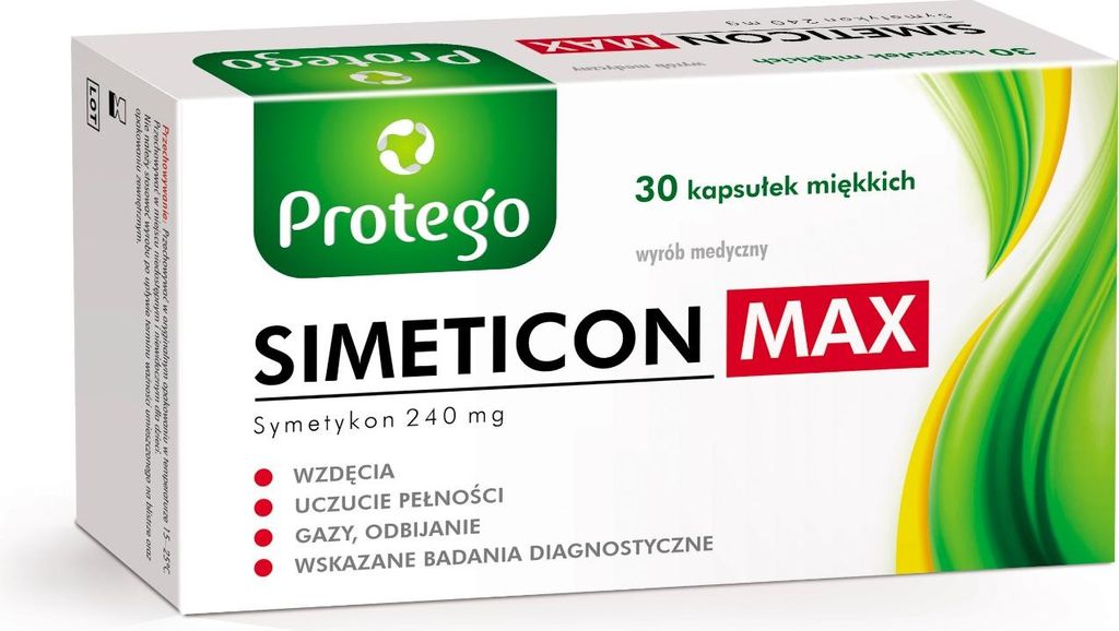 Protego Simeticon Max, 30 kapsułek Obrázok produktu 