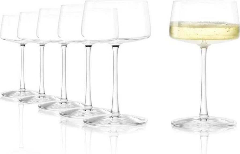 Stölzle Lausitz POWER Weinbecher groß 515 ml, 6er Set Rotwein Becher, spülmaschinenfest, bleifreies Kristallglas, hochwertige Qualität, elegant