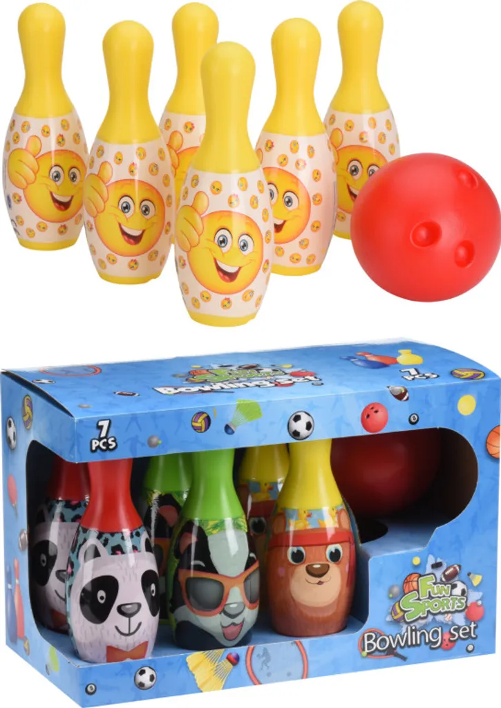 Jeu de quilles en plastique pour enfant - Set de bowling complet 12 pcs