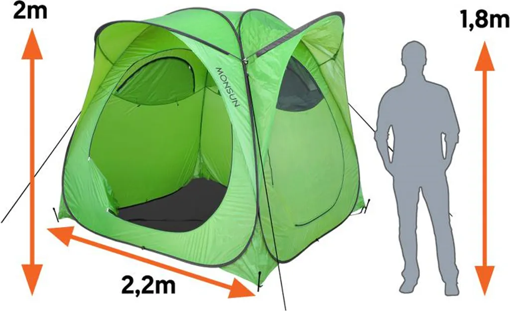 Tente étanche sans moustiques avec plancher isolant pour le camping