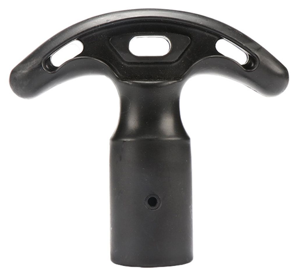 28 mm T-förmiger Paddelgriff, einfache Montage, leicht, praktisch, zuverlässig – ideal für Bootspaddel und Wassersport.