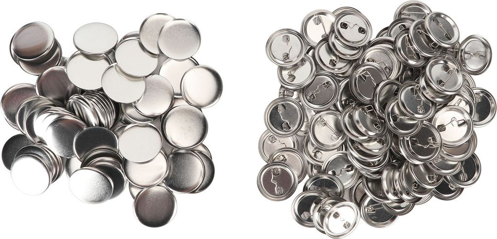 Pin zurück Taste Teile,Button Making Supplies,Runde Abzeichen Taste Teile,Button Pin Badge Kit,Button Maker Supplies,Abzeichen Blanko-Taste Pins