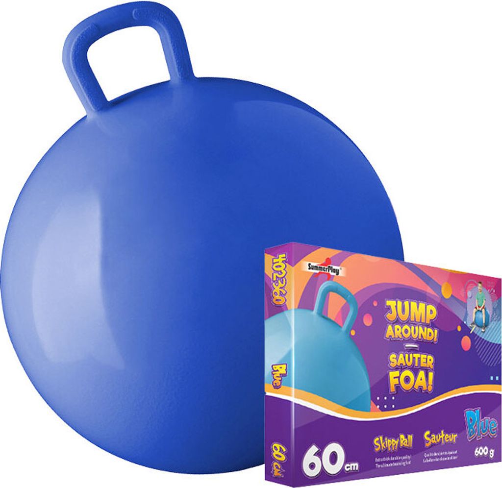 Blauer Skippy-Ball, 60 cm