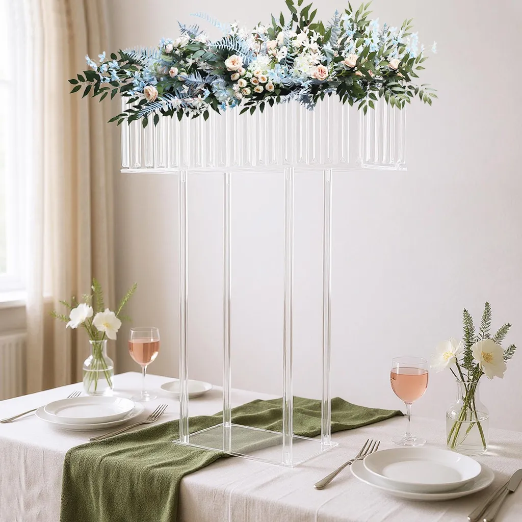 Porte-plante transparent design moderne support à fleurs de 5kg