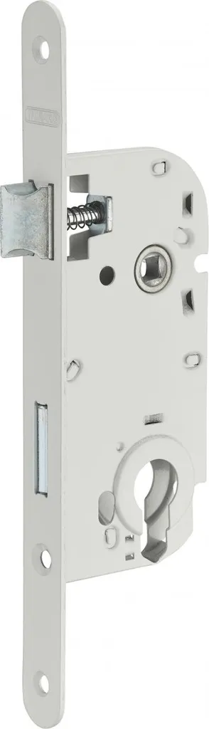 Boîtier de serrure de porte d'entrée Thirard axe 40mm blanc par 50