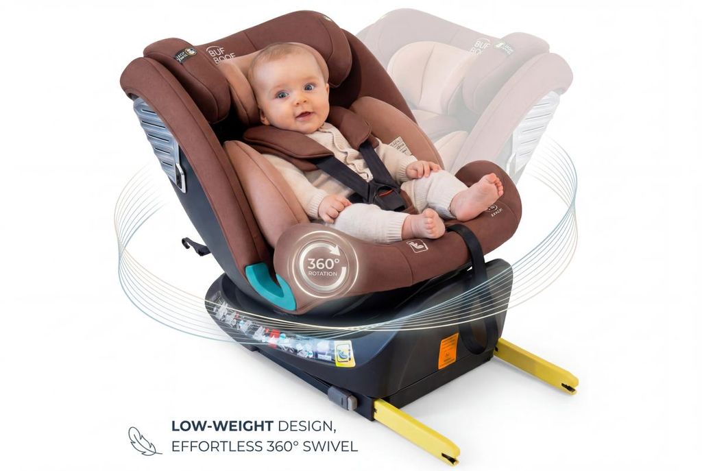 BUF BOOF® Saphir Kindersitz i-Size R129 40–150 cm 360° Produktbild 