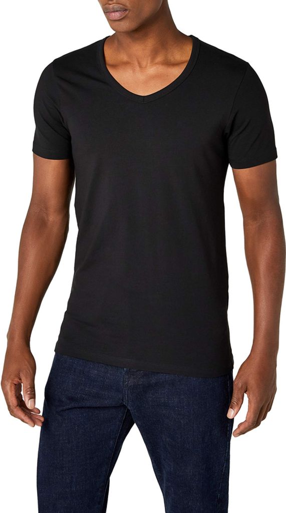 Jack & Jones Herren T-Shirt Basic V-Ausschnitt 12059219, Produktbild 