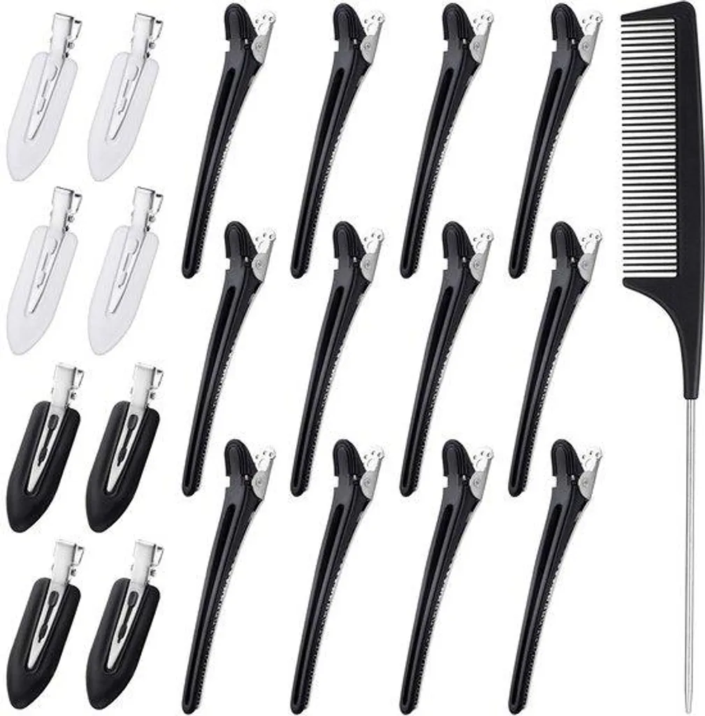 20 Barrettes sans couture pour cheveux, clips de coiffure anti-plis