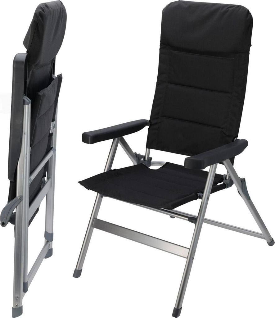 Redcliffs Campingstuhl Aluminium verstellbar 6 Positionen Outdoor