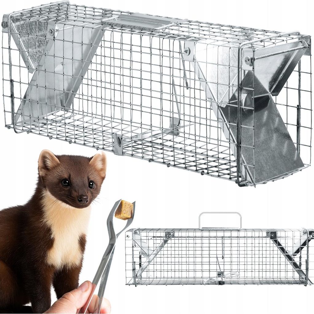 Piège pour animaux 65x17x20cm Piège vivant pour rats Image du produit 