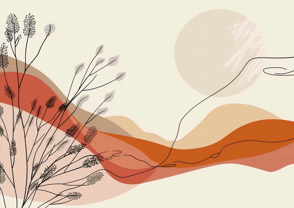 Plakat 29,7x21cm Wärme der Sonnenuntergänge